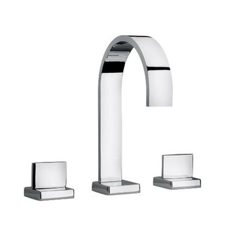 JEWEL FAUCET Jewel Faucet 15102 Chrome Two Lever Handle Roman Tub Faucet 15102